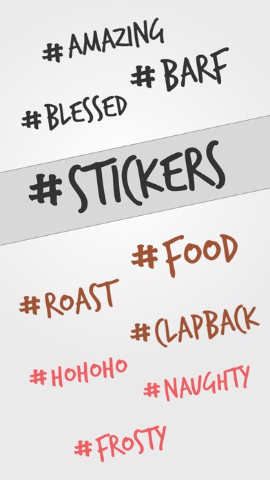 Everyday Hashtag Stickersのおすすめ画像1