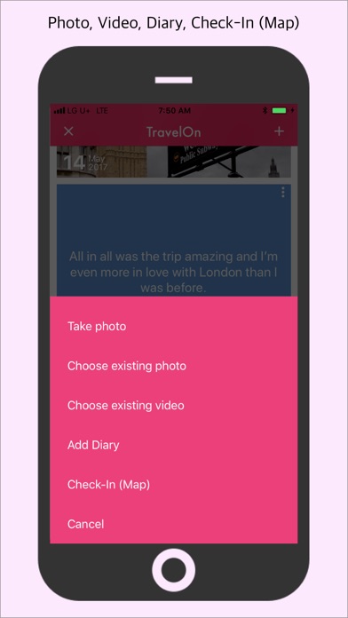TravelOn - Travel Diary screenshot 3