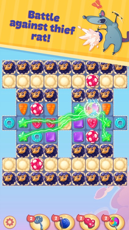 Sweety Kitty: Match-3 Game