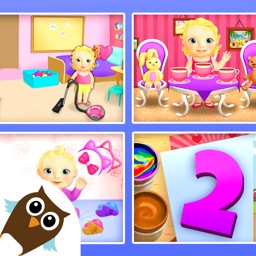 Sweet Baby Girl Dream House - Bath, Dress Up, Feed and Take Care of Little Baby  Girl Alice, Bake a Cake and Play Birthday Party::Appstore for  Android