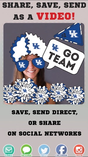 Kentucky Wildcats Animated Selfie Stickers(圖4)-速報App