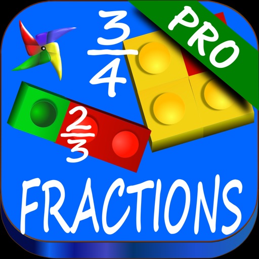 Fractions Learn Games for Kids Icon