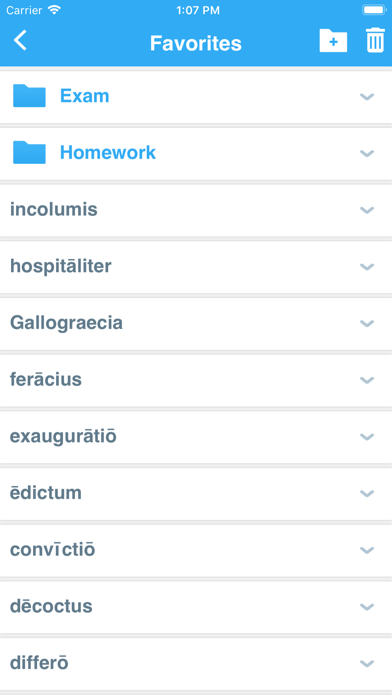 Collins Latin Dictionary Screenshot 4