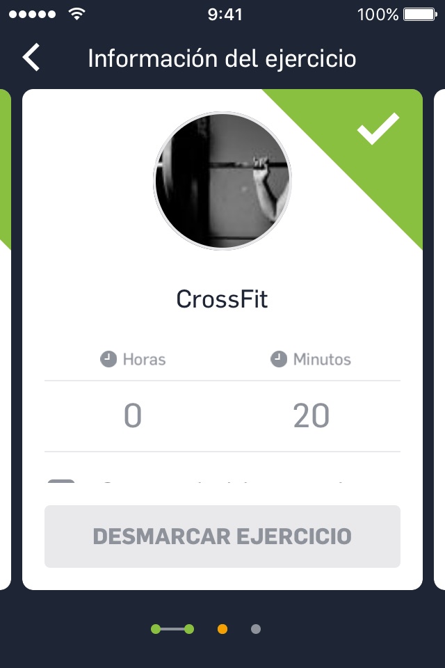 eGym Fitness App screenshot 3