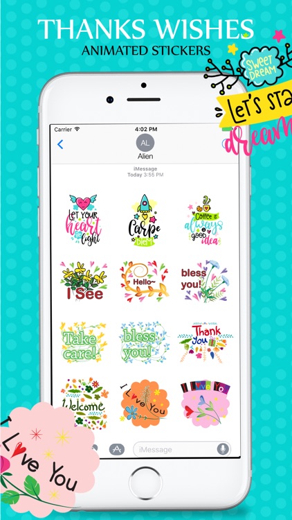 Animated Wishes Stickers Pack