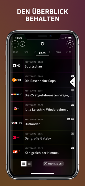 ‎HD+ TV-Programm Guide Screenshot