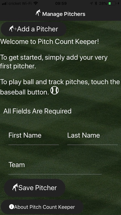 PitchCount-Keeper