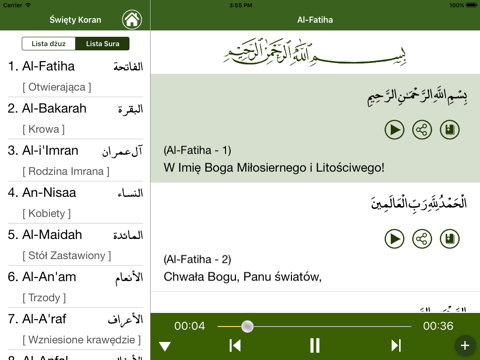 Święty Koran po polsku - náhled