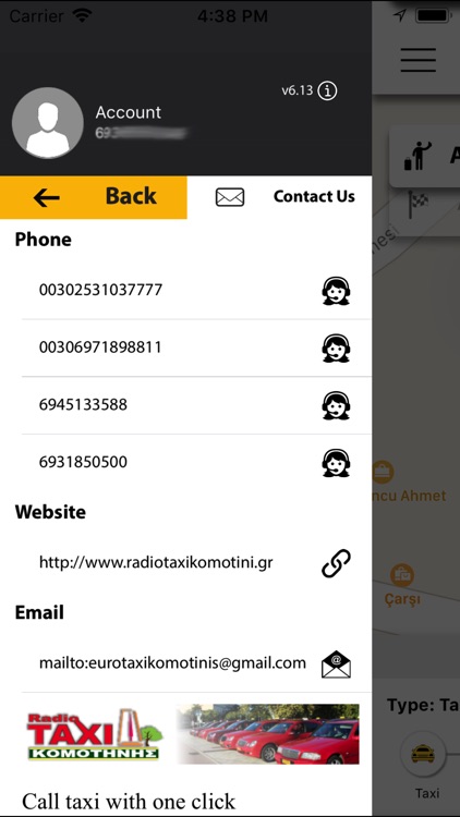 Radiotaxi Komotinis screenshot-5