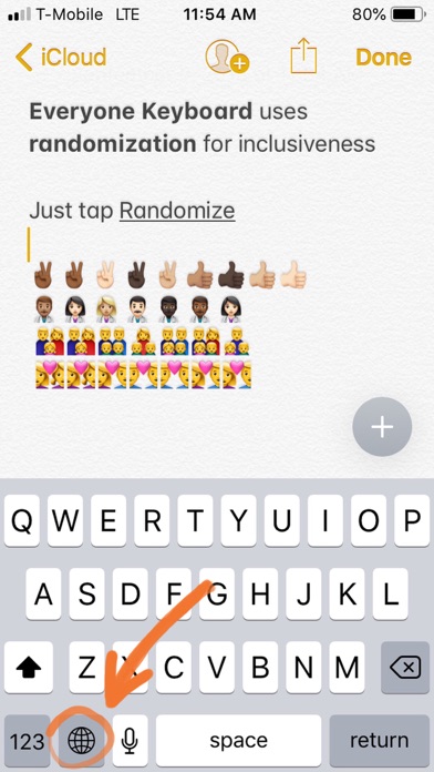 Everyone Emoji Keyboard screenshot 3