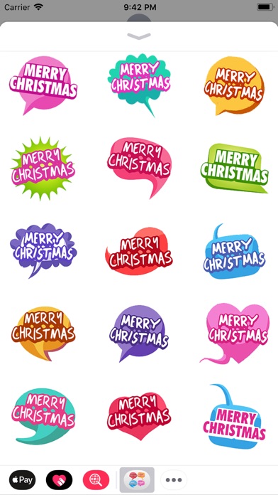 Christmas Speech Stickers screenshot 2