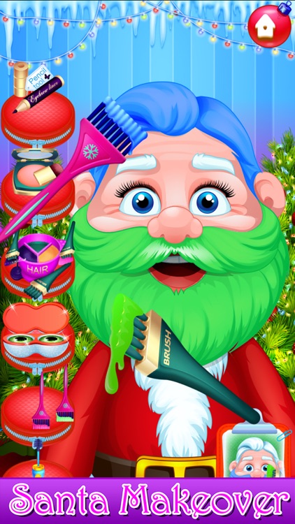 Santa Hair Salon Christmas Spa screenshot-6