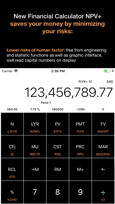 Financial Calculator NPV + screenshot 4