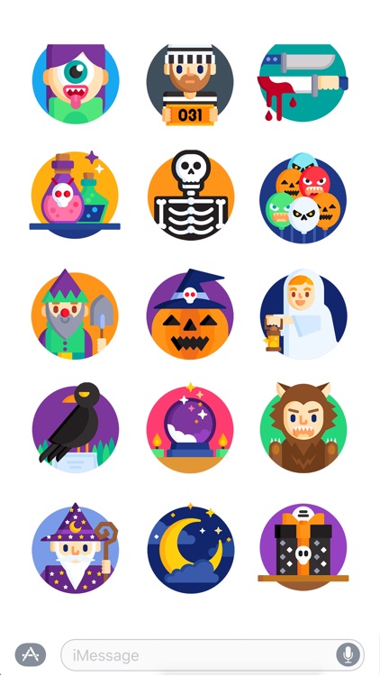 Halloweeen Stickers.