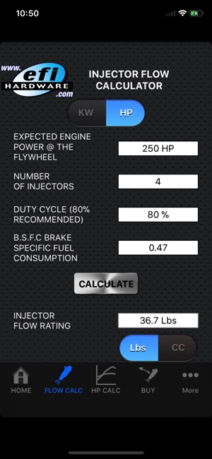 Injector Flow Calculator(圖4)-速報App