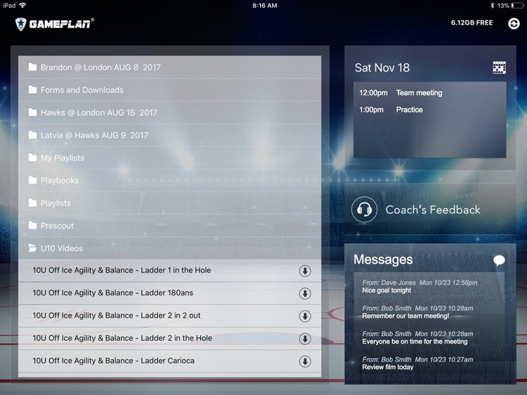 Performance GamePlan for iPad