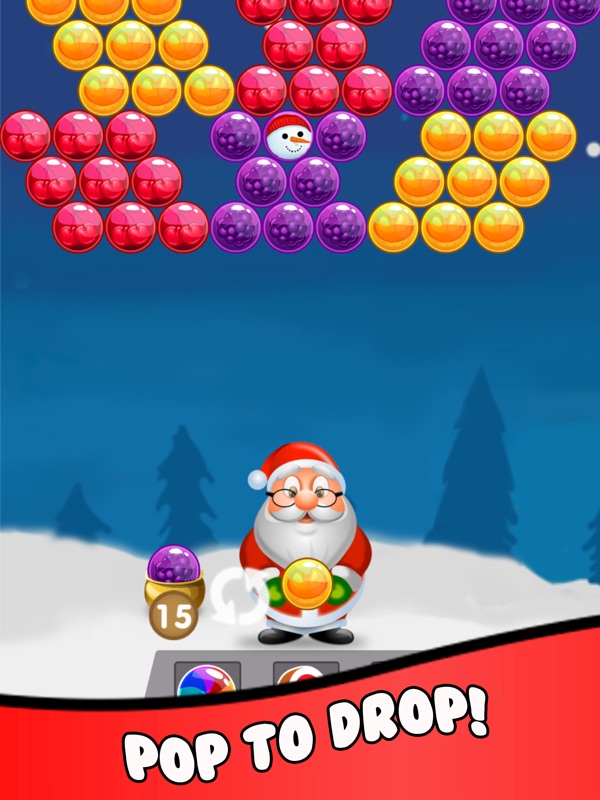 christmas bubble shooter