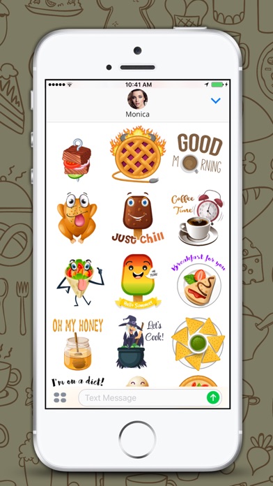 Animated Foodie Stickers screenshot 3