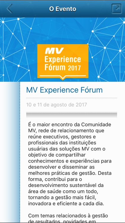 MV Experience Fórum - MEF17