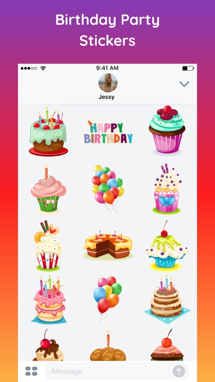 HBD Happy Birthday Sticker App screenshot-2