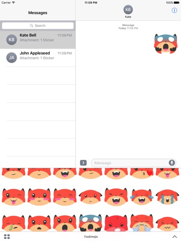 Fox Emojis screenshot 4