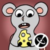 Gray mouse - Cute stickers