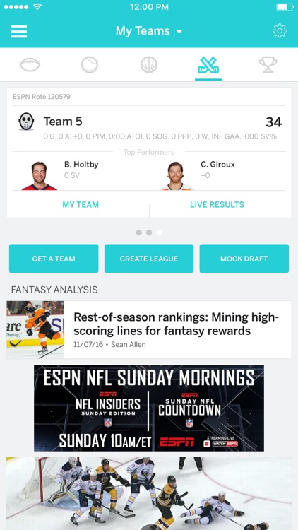 ESPN Fantasy Sports screenshot-4