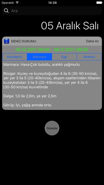 Deniz Durumu