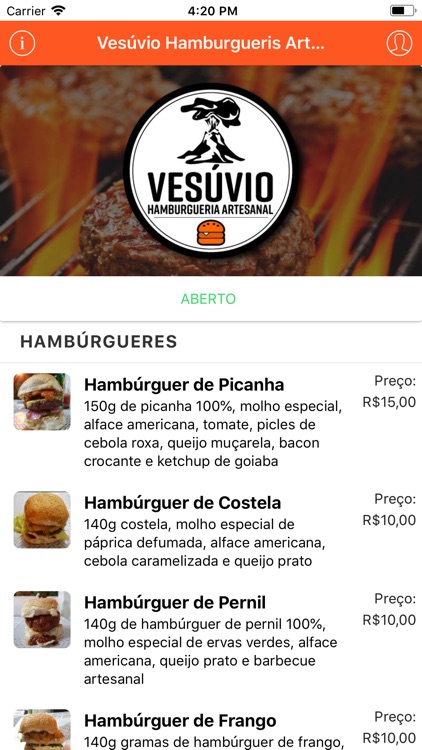 Vesúvio Hamburgueria Artesanal