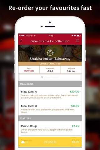 Shakira Indian Cuisine App screenshot 3