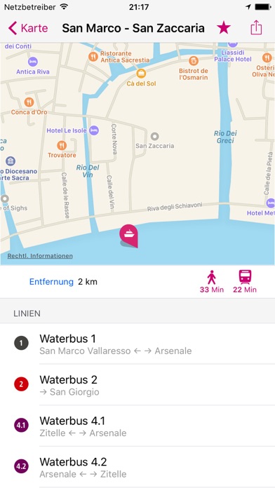 Venice Rail Map Lite screenshot 2