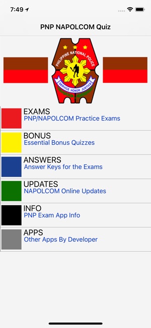 PNP Exam - NAPOLCOM Reviewer(圖2)-速報App