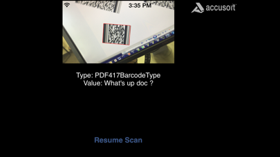 How to cancel & delete Accusoft Barcode Scanner from iphone & ipad 1