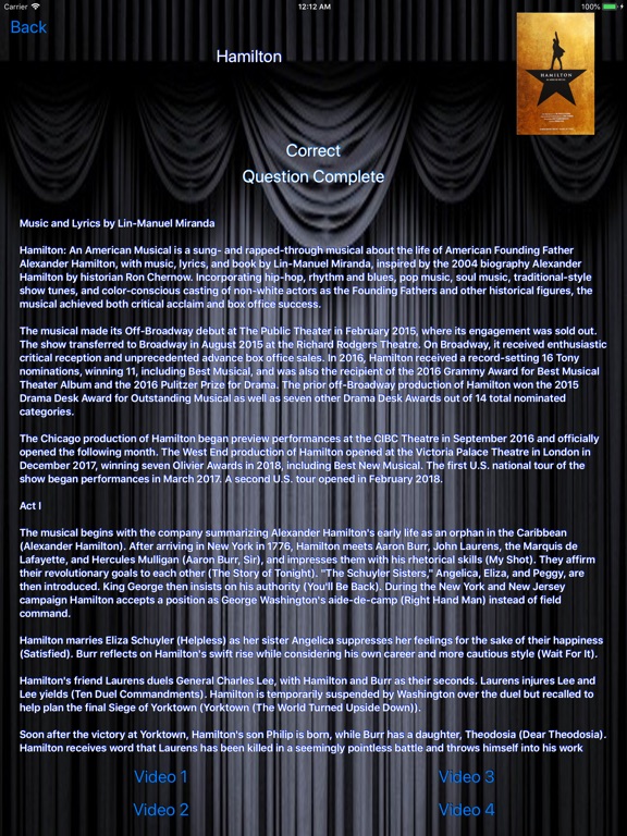 On Stage: Musicals для iPad