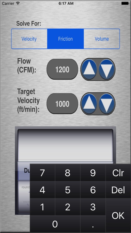 HVAC Duct Size Calculator screenshot-1