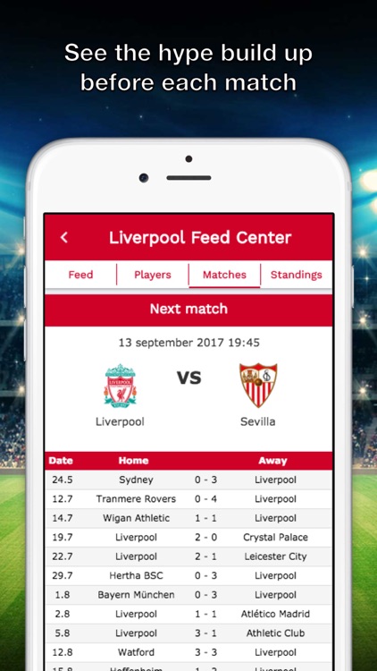 Feed Center for Liverpool LFC