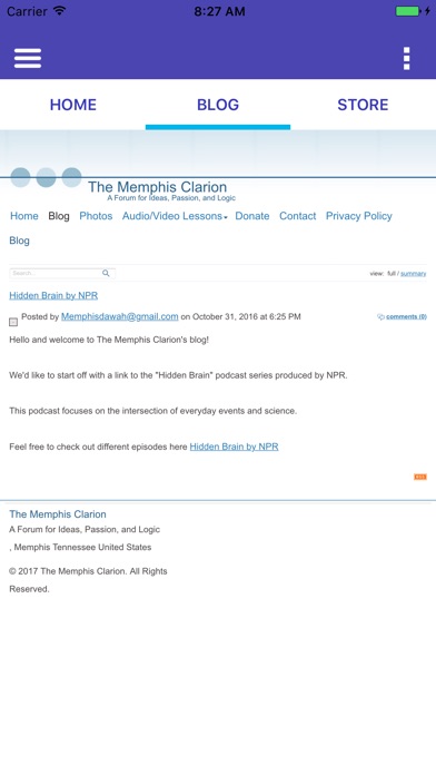 Memphis Clarion screenshot 2