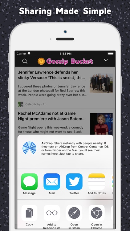 Gossip Bucket Celebrity News screenshot-4