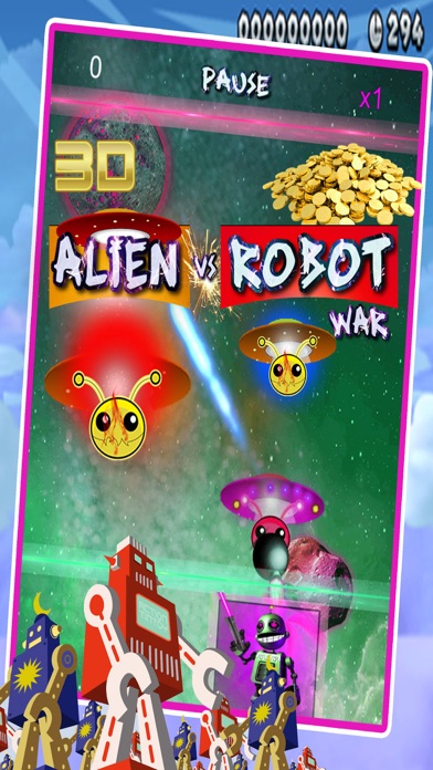 Alien vs Robot War! screenshot 4