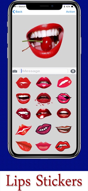 Sexy Girl Lips Stickers(圖3)-速報App