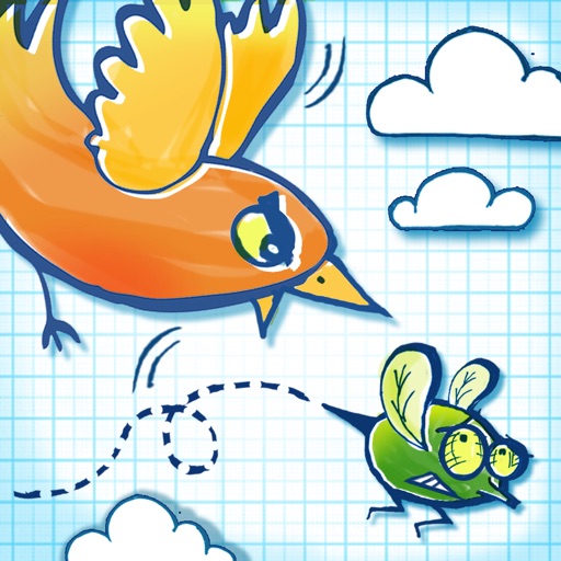 Free Flying Bugs vs Birds Battle - Crazy Chase Racing Game Icon