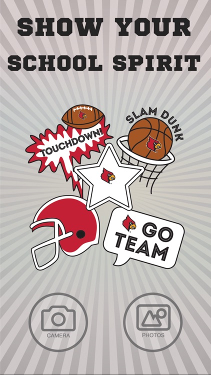 Louisville Cardinals Selfie Stickers