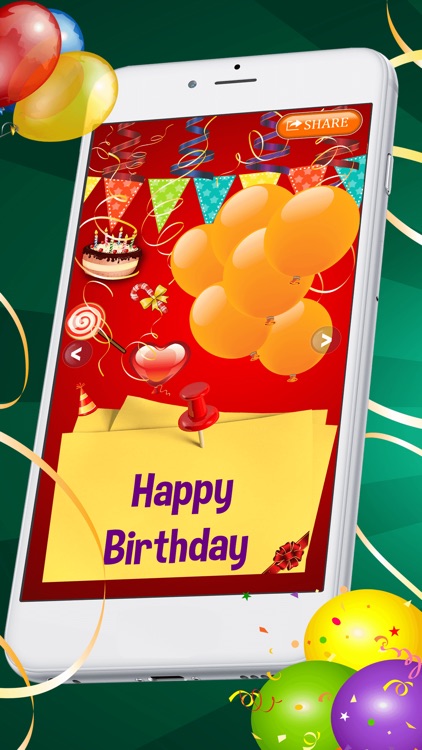 Happy Bday Greeting Card Maker