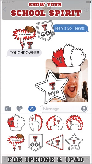 Texas Tech Red Raiders Stickers for iMessage(圖1)-速報App