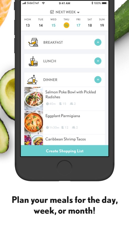 SideChef: Recipes + Meal Plans