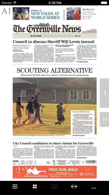 Greenville News Print