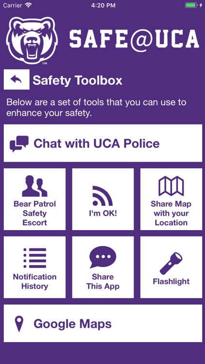 Safe@UCA screenshot-4
