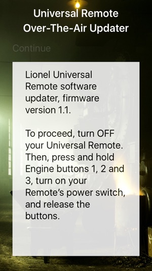 LionChief U Remote Updater