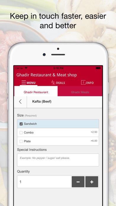 Ghadir Restaurant & Meat shop screenshot 2