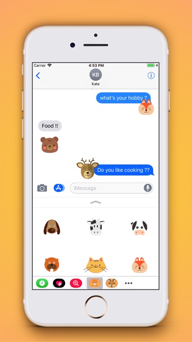 Animals Emoji Stickers screenshot 3